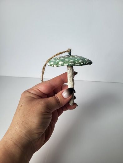 Handcrafted Cotton spoon mushroom