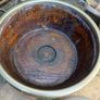 Antique Oak & Silver Plated Salad Bowl Image 8