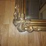 vintage bronze frame mirror Image 2