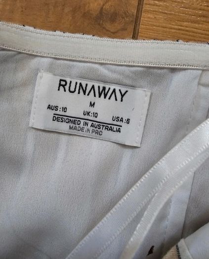 Runaway The Label Cotton Striped Dress