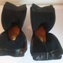 Soffice Sogno Ladies Black Italian Patent Leather Crocodile Print Ankle Boots UK3 New CAN POST Image 5