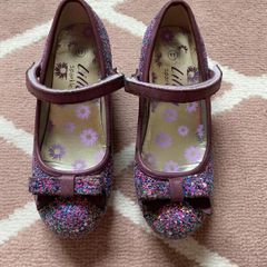 Girls Lilley Sparkle Purple Shoes - see 3 pics
