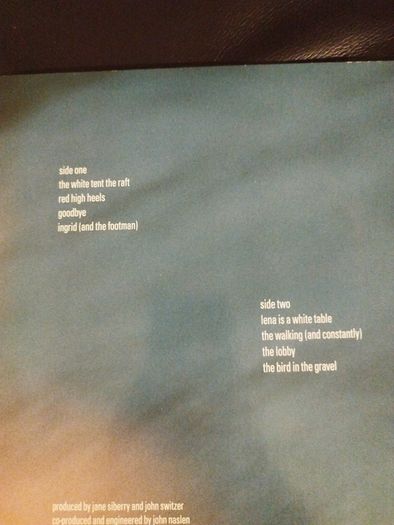 Jane Siberry The walking lp