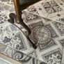 Vintage Victorian Brass Fire Screen With Mirror Image 8