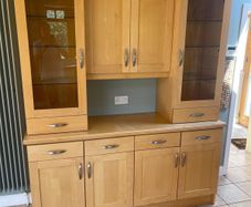 kitchen dresser with lights