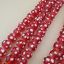 Vintage Red Dotted Glass African Style beads Strands 22 inches 13 -14mm Beads Image 9