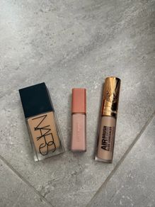 makeup nars, charlotte tilbury and huda beauty