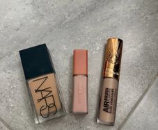makeup nars, charlotte tilbury and huda beauty