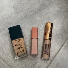 makeup nars, charlotte tilbury and huda beauty