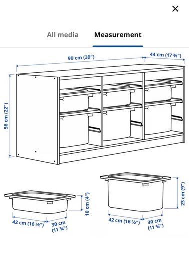 Ikea Trofast Storage Units