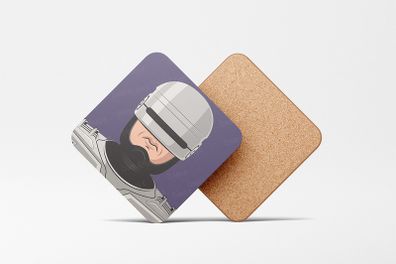 Robocop Murphy Illustrated Coaster