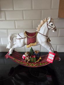 Christmas rocking horse