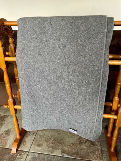 Manduka Essential Wool Yoga Blanket Thunder