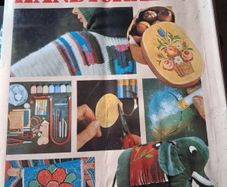 handicrafts...embroidery, flower making,batik, rug making, soft toys etc etc