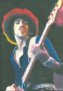 Phil Lynott The Rocker A4 artprint