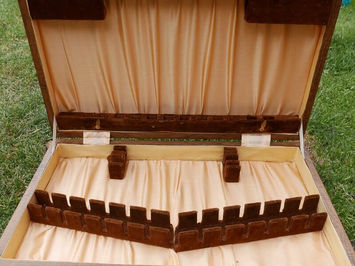Antique Cutlery Box, Wooden