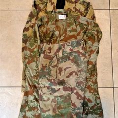 Vintage 1984 South African Police Camouflage Uniform Set