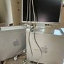 MAC 2008 computer towers, monitor, wires Image 2