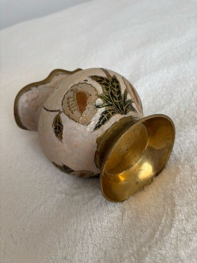 Metal Gold Decor Jug and Bowl