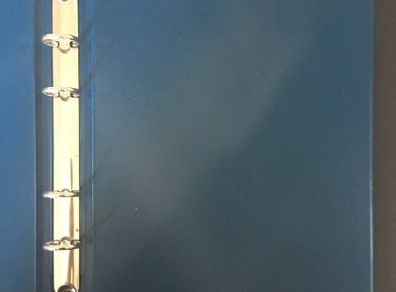 Lindner 1400-G Ring binder RONDO REGULAR Blue