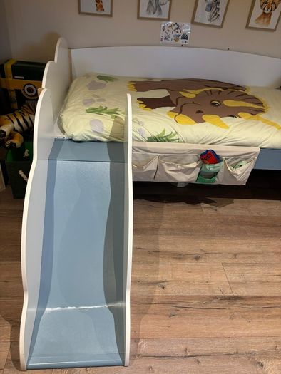 kids slide bed