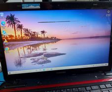 Toshiba L75001XJ RED Intel Pentium CPU B960 2.2GHZ, 4GB Ram, 500GB HDD, windows 10, microsoft Edge, Chrome