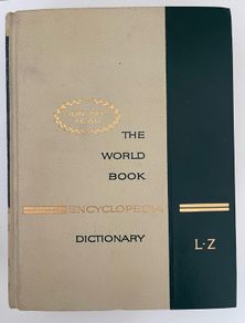 The World Book Encyclopedia Dictionary, Second Volume (l-z), 1966 Edition