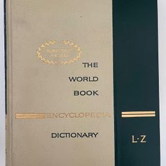 The World Book Encyclopedia Dictionary, Second Volume (l-z), 1966 Edition