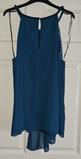 PLUS SIZE (20) Jacques Vert Teal Chiffon Top. New