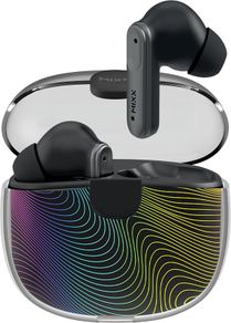 Mixx ColourChroma 3 True Wireless Earbuds, Bluetooth Wireless Earphones, Headphones In-Ear, 18 Hours Total Playtime with RGB Charging Case, Touch Controls, Voice Assistant Compatible/ Used