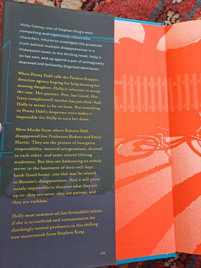 1st ed Stephen King Holly