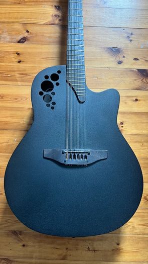 Ovation Pro Series Elite 2058-TX Guitar with moulded Ovation Hard Case