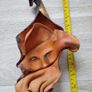 Vintage Rare Find Decorative Leather Mask. Image 2