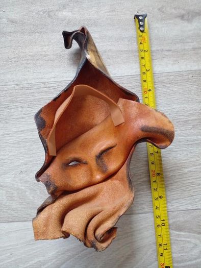 Vintage Rare Find Decorative Leather Mask.