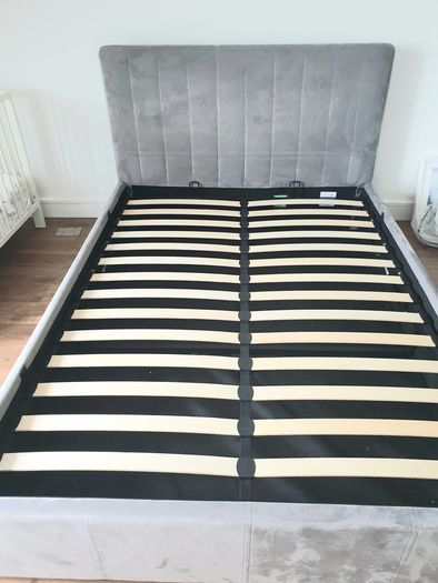 Ottoman double bed plus mattress