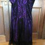 New Purple/Black Lace Dress Image 2