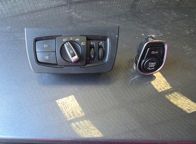 Bmw f30 3 series headlight switch and start button