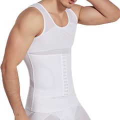 Mens Body Shaper Compression Vest Abdomen Shapewear Tummy Slimming Sheath Gynecomastia Shapers Corset Waist Trainer Fajas Tops