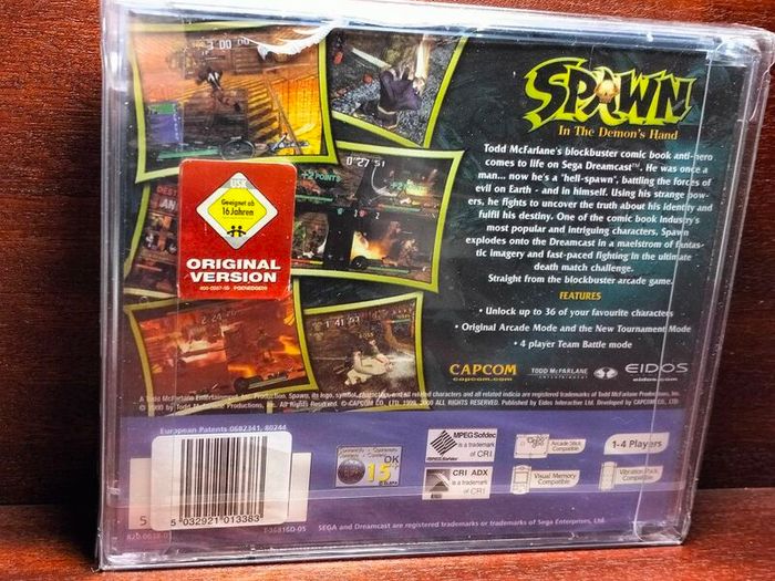 Spawn in the demon's hand Sega Dreamcast sealed