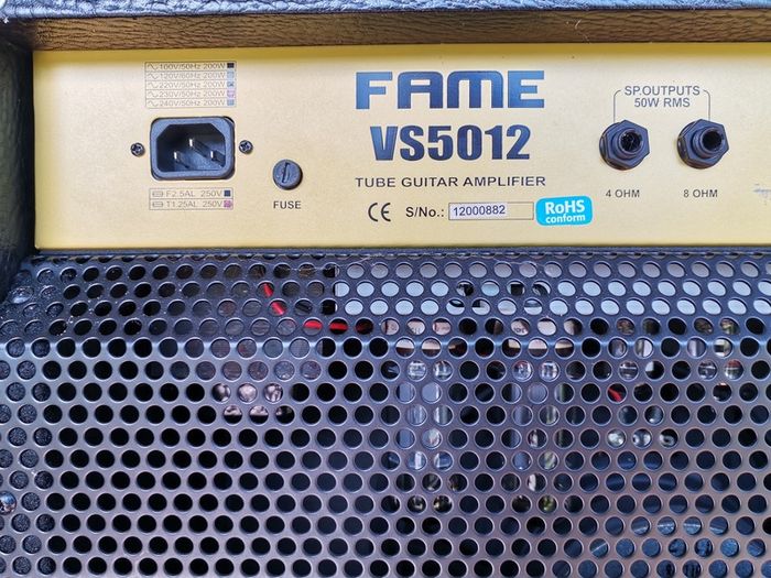 Fame VS5012 Valve Amp