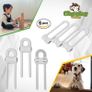 Cupboard Locks for Children & Baby Proofing for Both Cabinet Knobs and Cabinet Handles (6 Packs). U Shape Easy Slide Baby Drawer Safety Lock to Keep Your Child Safe Image 2