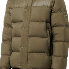 Tommy Hilfiger Down Jacket, Removable Hood Puffer, Size L