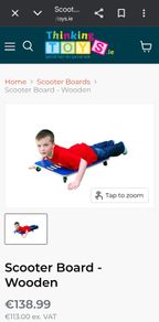 Floor body board sensory toy