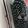 Navy top with lime dots size UK18 EU46 Postage included Image 4