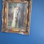 2 antique gold framed pictures bought at auction size 18inch wide x 22inch long Image 3