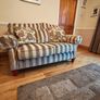 Chesterfield Inspired 3 and 2 seater with Ottoman Image 4