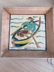 Spanish Tile in Frame