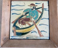 Spanish Tile in Frame