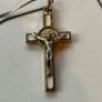 Vintage Necklace with Cross Pendant Image 2