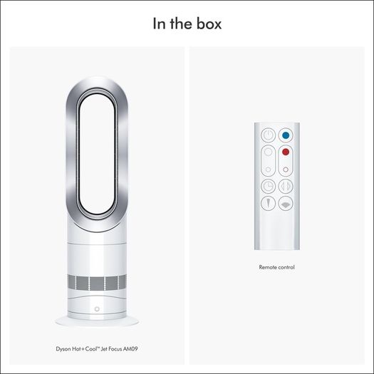 Dyson AM09 Dyson hot and cool fan.